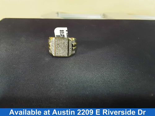 Men's Ring - Yellow Gold 10k (.417) 5.6 grams Size 7.5