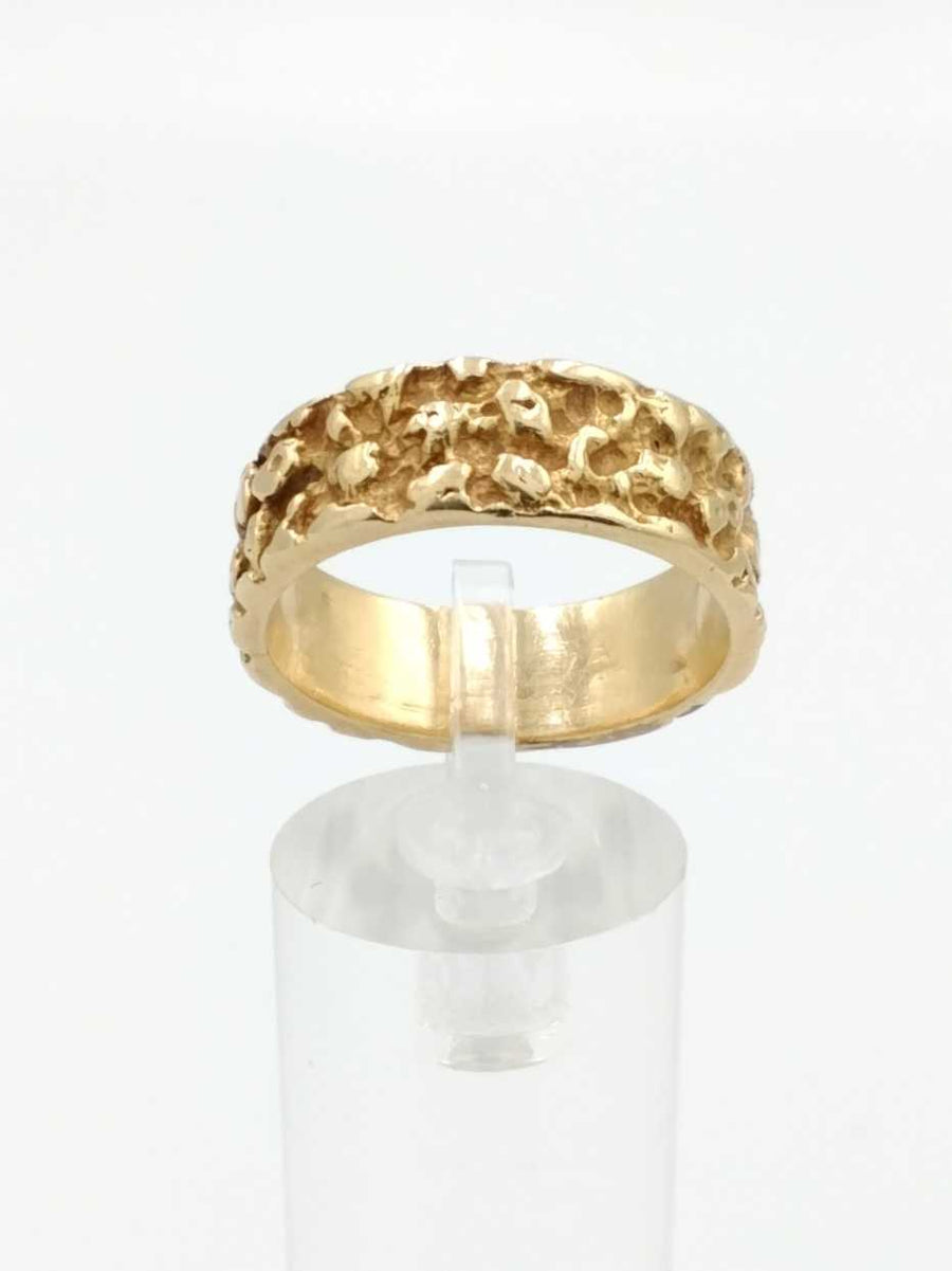 Men's Ring - Yellow Gold 14k (.585) 8.7 grams Size 10.5