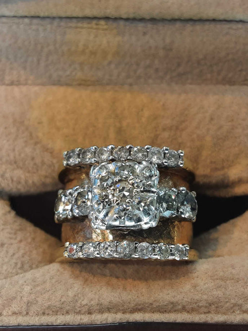 Women's Ring - Yellow Gold 10k (.417) 11 grams Size 20