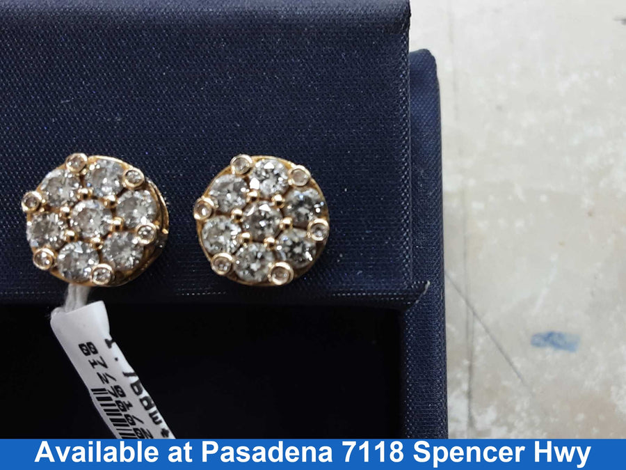 Earrings - Yellow Gold 14k (.585) 2.6 grams