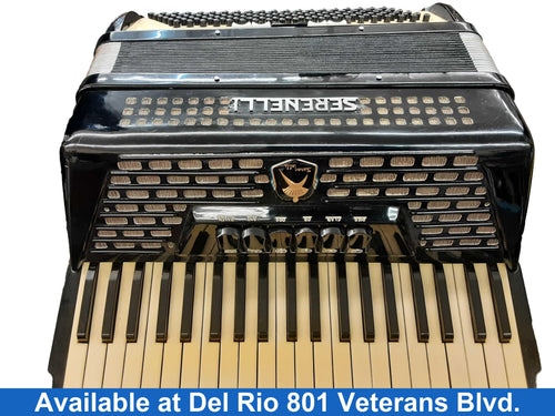 Serenelli 74 Black Combination Accordion