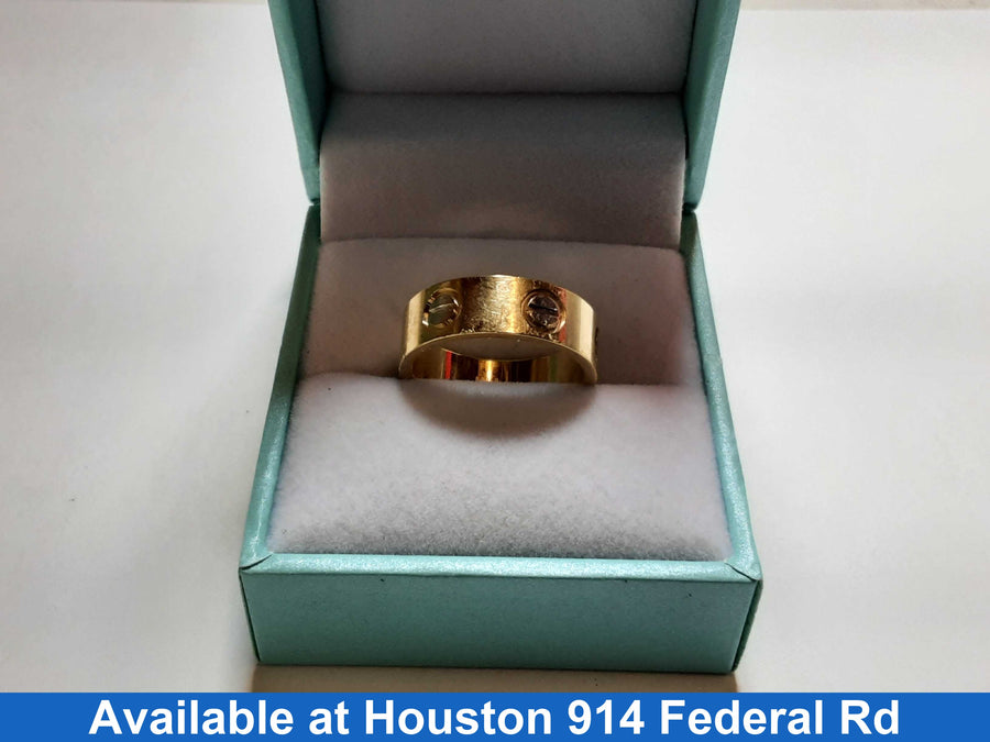 Ring - Wedding Band - Yellow Gold 14k (.585) 4.3 grams Size 6.5