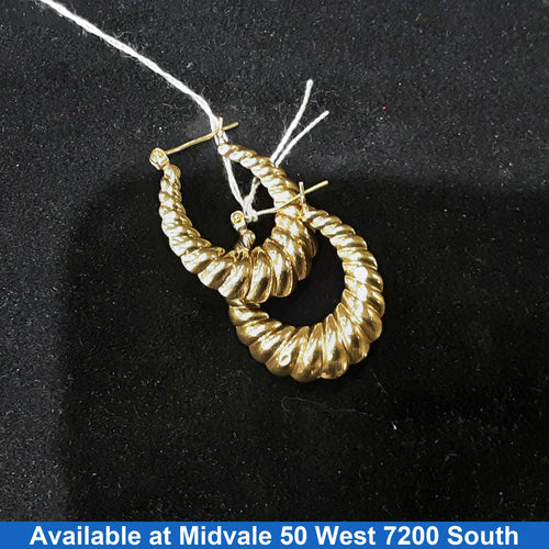 Jacket Earrings - Yellow Gold 14k (.585) 3.1 grams