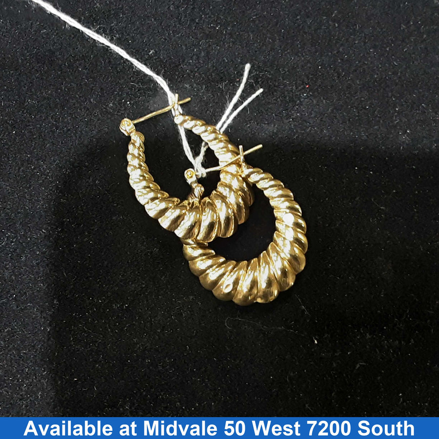 Jacket Earrings - Yellow Gold 14k (.585) 3.1 grams