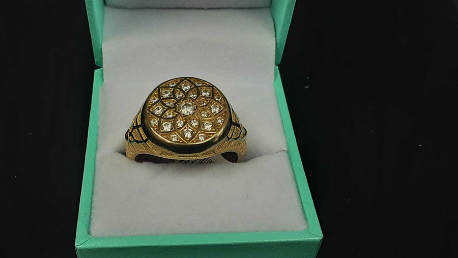 Women's Ring - Yellow Gold 10k (.417) 5.5 grams Size 20