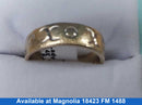 Women's Ring - Tricolor Gold 14k (.585) 5.4 grams Size 8.5