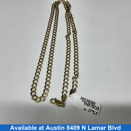 Cuban Link Chain - Yellow Gold 14k (.585) 14.9 grams 26 inch