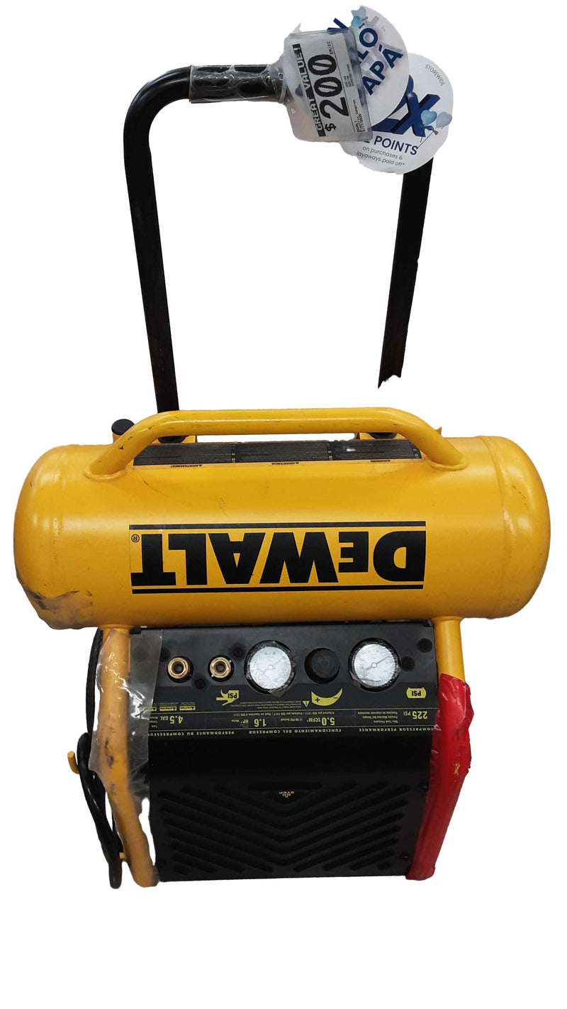 Dewalt D55146 Yellow Electric Compressor