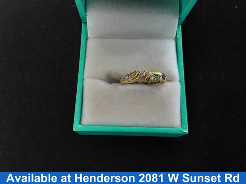 Women's Ring - Anniversary - Yellow Gold 14k (.585) 2.3 grams Size 6