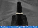 Ring - Wedding Band - White Gold 14k (.585) 2 grams Size 4.5