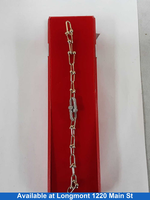 Link Bracelet - Yellow Gold 14k (.585) 12.9 grams 7 inch