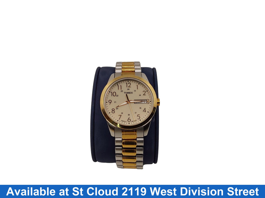 Timex T2m93s Silver Regular Watch
