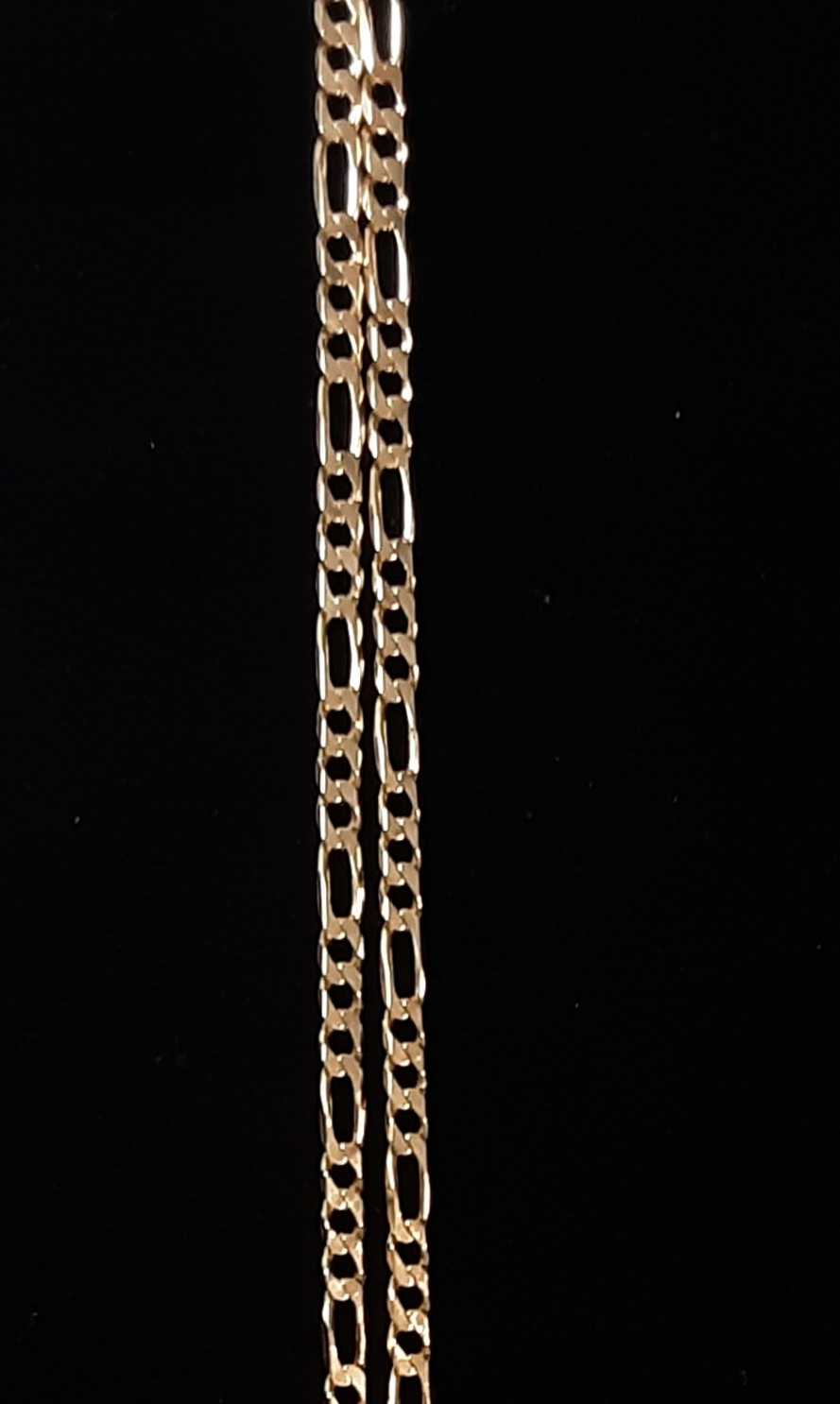 Figaro Chain - Yellow Gold 14k (.585) 23.8 grams 23 inch