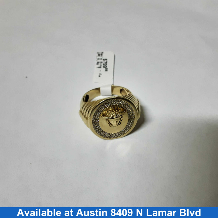 Men's Ring - Yellow Gold 10k (.417) 6.9 grams Size 11