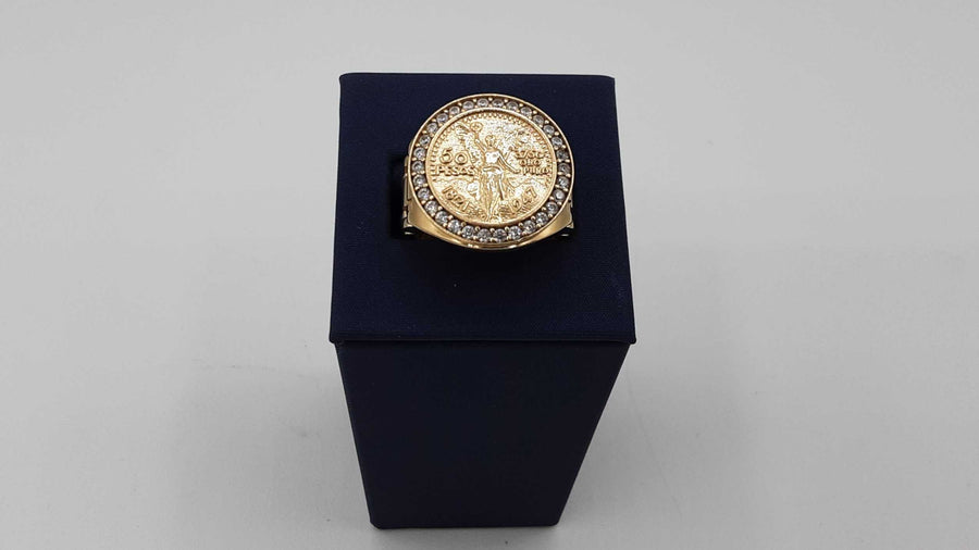 Men's Ring - Yellow Gold 10k (.417) 8.2 grams Size 10