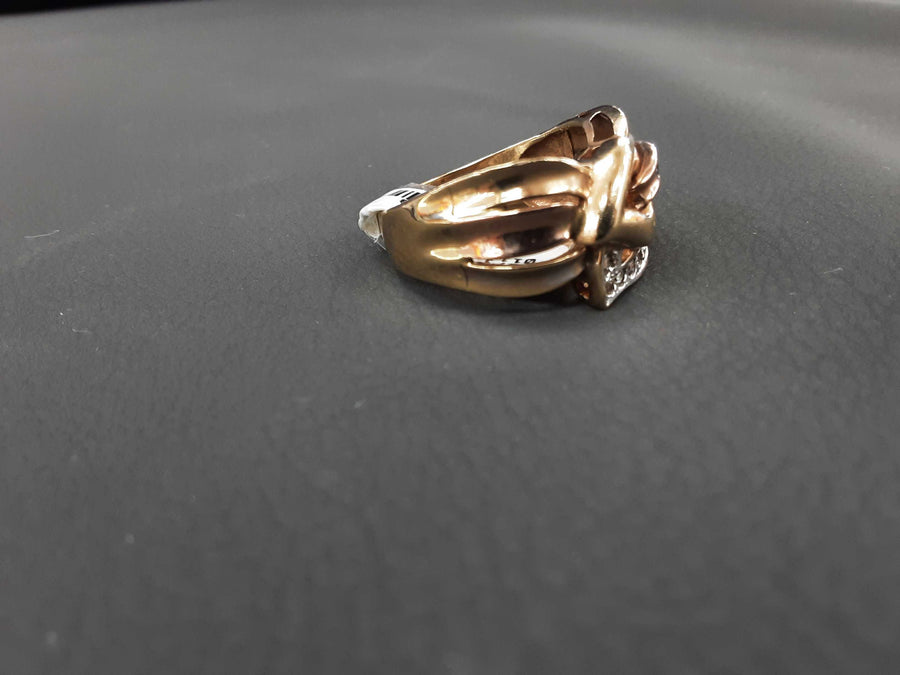 Women's Ring - Yellow Gold 10k (.417) 7.5 grams Size 10.5