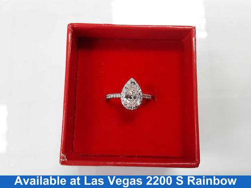 Women's Ring - White Gold 14k (.585) 2.4 grams Size 3.5
