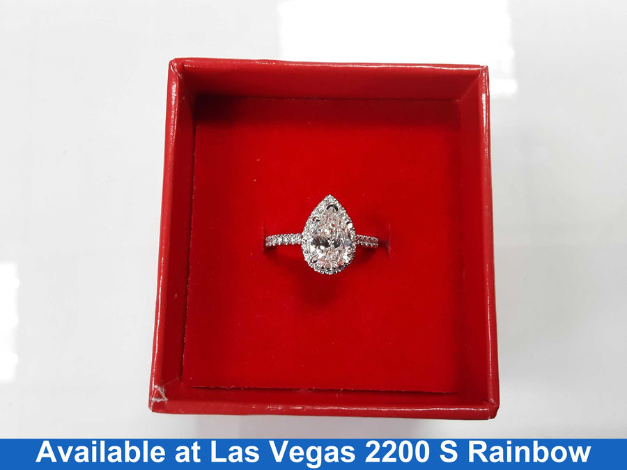 Women's Ring - White Gold 14k (.585) 2.4 grams Size 3.5