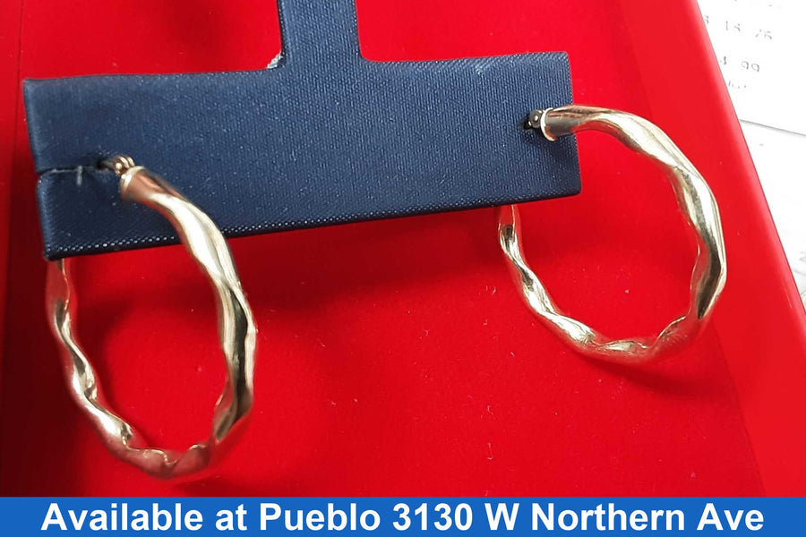 Bangle Earrings - Yellow Gold 14k (.585) 1.8 grams