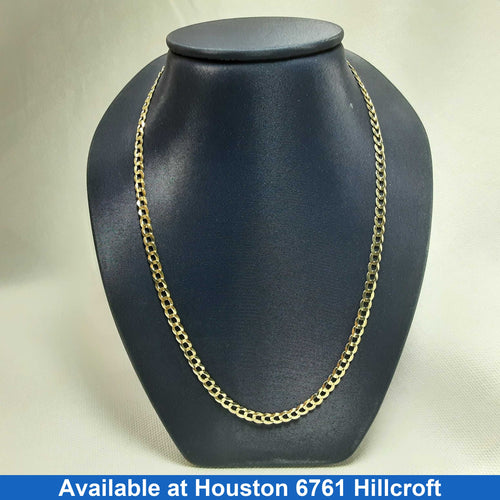 Cuban Link Chain - Yellow Gold 10k (.417) 8.1 grams 26 inch