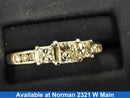 Ring - Wedding Set - White Gold 14k (.585) 3.2 grams Size 8