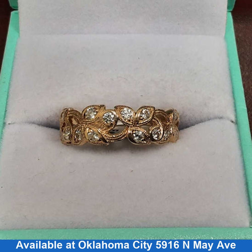 Ring - Wedding Band - Rose Gold 14k (.585) 5.7 grams Size 20