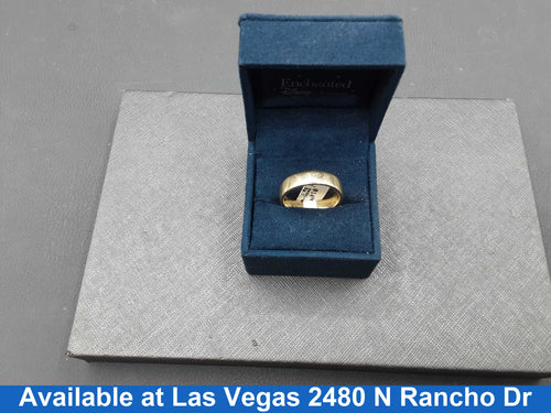 Ring - Wedding Band - Yellow Gold 14k (.585) 7.5 grams Size 10.5