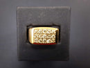 Man's Ring - Fancy - Yellow Gold 10k (.417) 8.5 grams Size 9