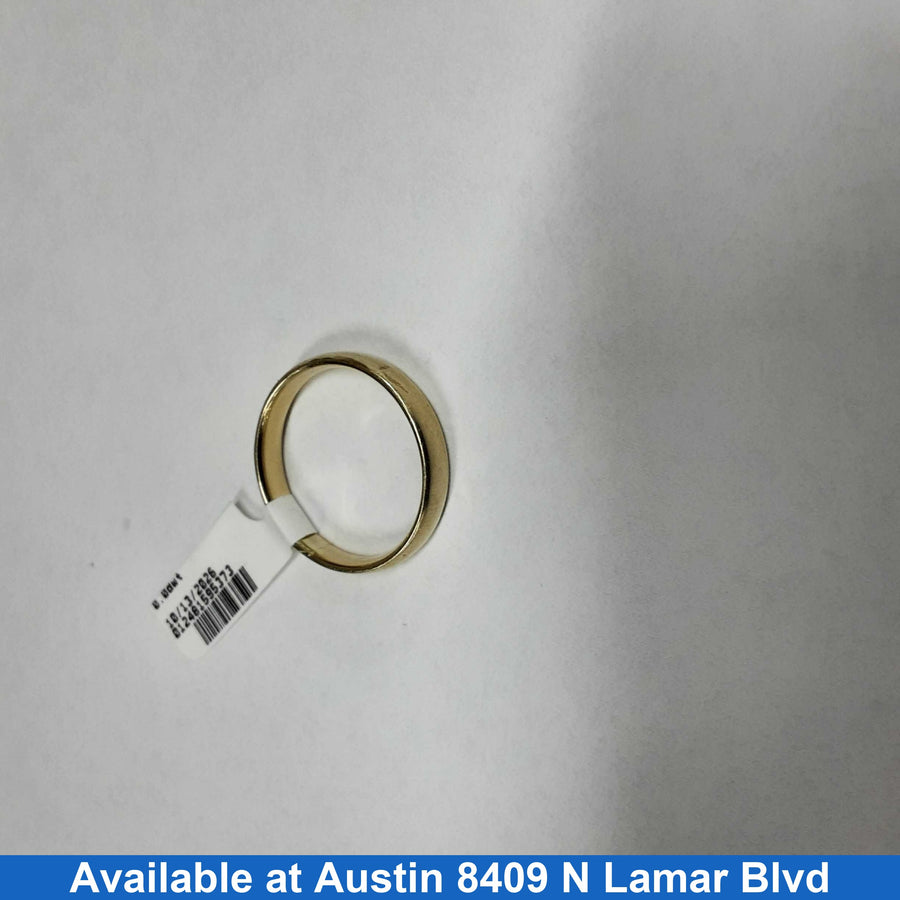 Ring - Wedding Band - Yellow Gold 14k (.585) 1.7 grams Size 10