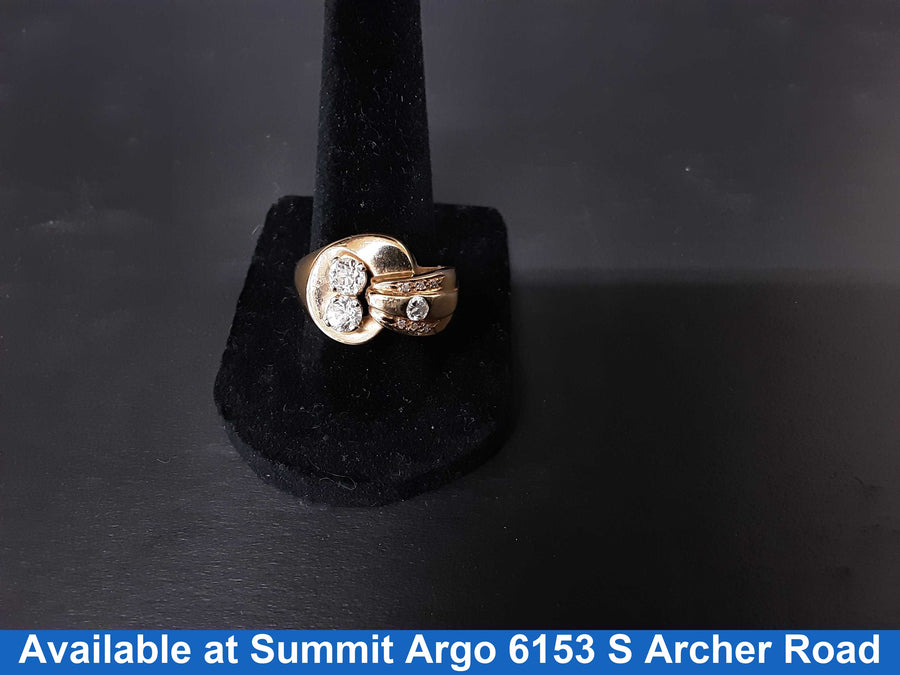 Women's Ring - Yellow Gold 14k (.585) 7.6 grams Size 9