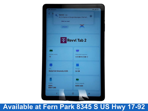 Tmobile Revvl Tab 2 Black Tablet