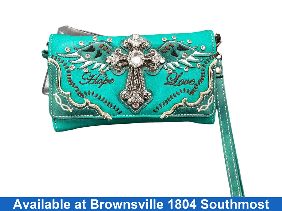Hope Love Blue Wallet