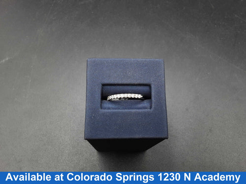 Ring - Wedding Band - White Gold 14k (.585) 1.5 grams Size 7
