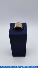 Men's Ring - Yellow Gold 14k (.585) 6.9 grams Size 10