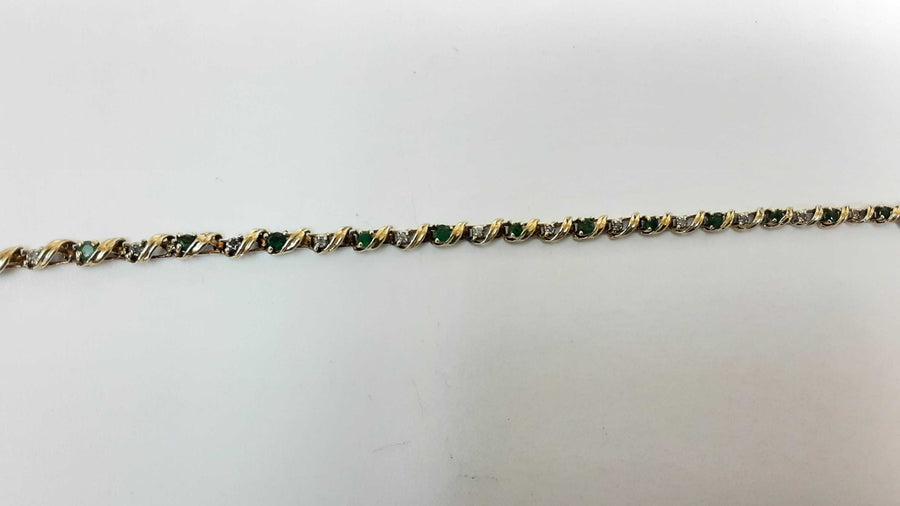 Tennis Bracelet - Yellow Gold 10k (.417) 5.2 grams 7 inch
