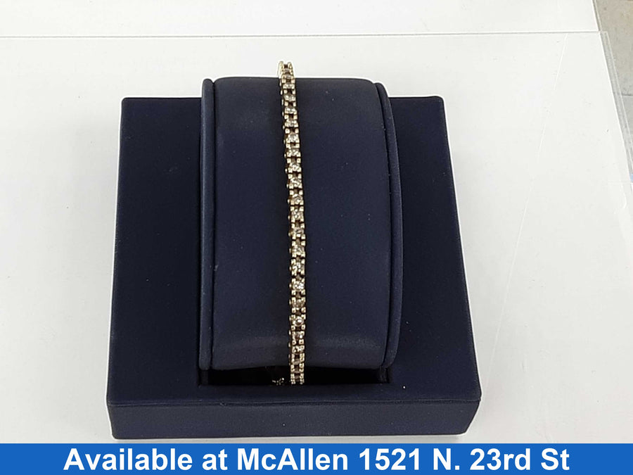 Tennis Bracelet - Yellow Gold 14k (.585) 13.8 grams 7 inch