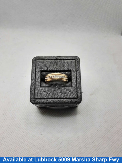 Ring - Wedding Band - Yellow Gold 10k (.417) 4.1 grams Size 8