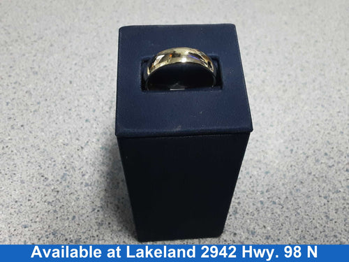 Ring - Wedding Band - Yellow Gold 10k (.417) 6.3 grams Size 12