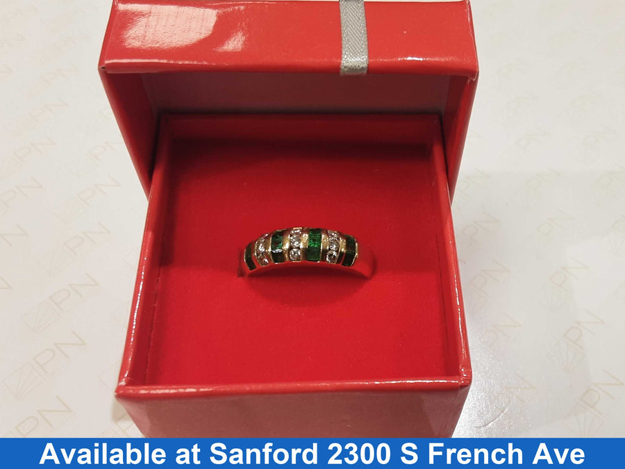 Women's Ring - Yellow Gold 14k (.585) 4.6 grams Size 6.5