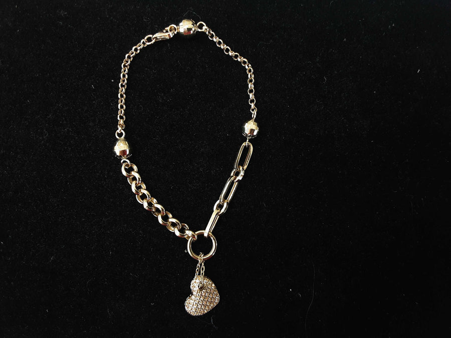 Cable Bracelet - Yellow Gold 10k (.417) 5.4 grams 7 inch