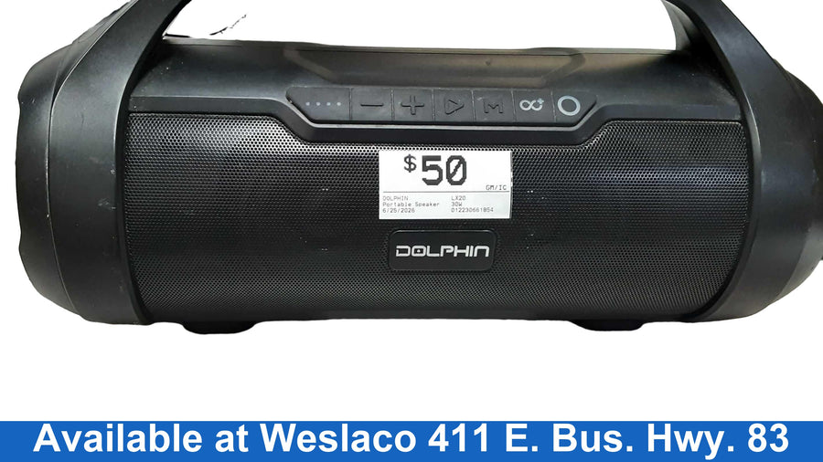 Dolphin Lx20 Black Portable Speaker