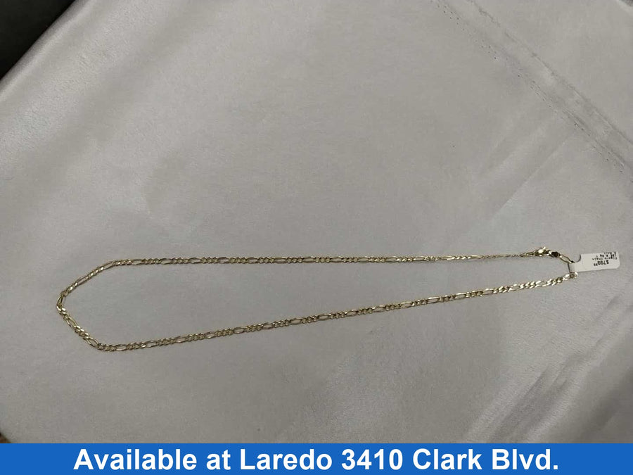 Figaro Chain - Yellow Gold 10k (.417) 8 grams 24 inch