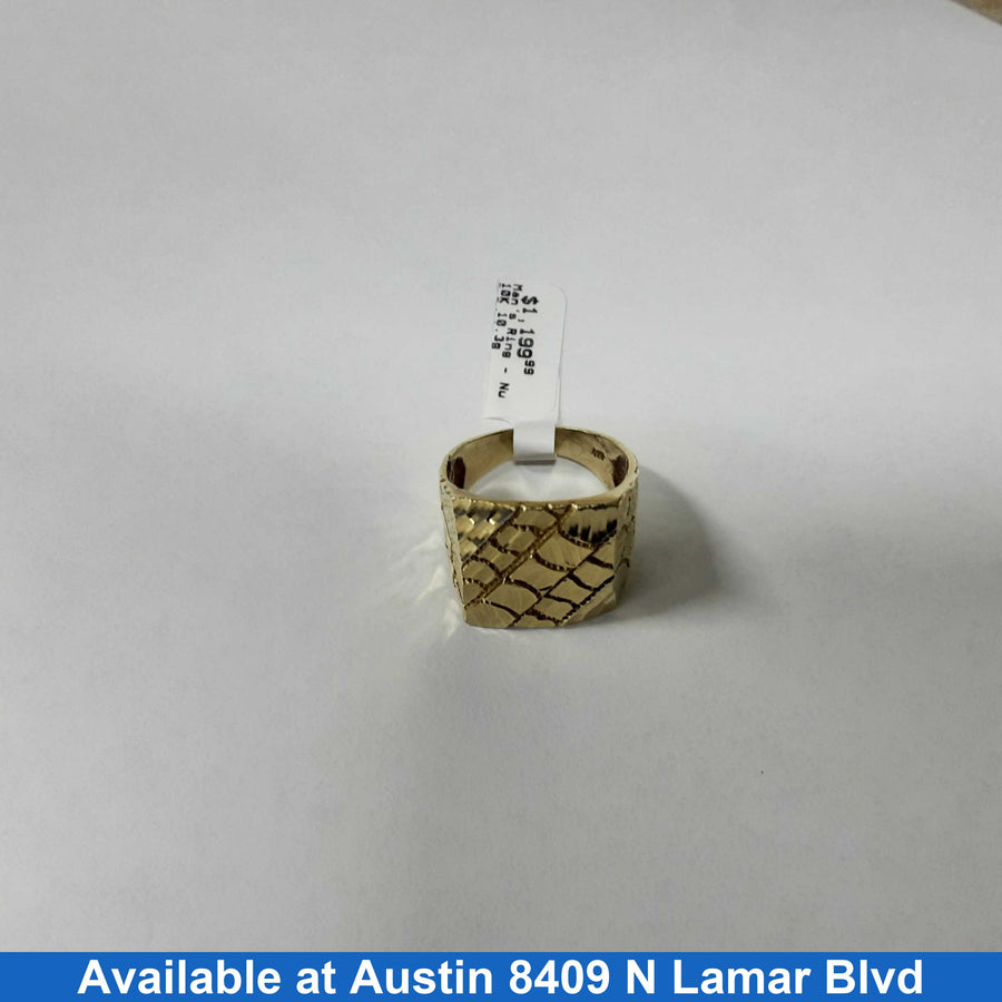 Men's Ring - Yellow Gold 10k (.417) 10.3 grams Size 11
