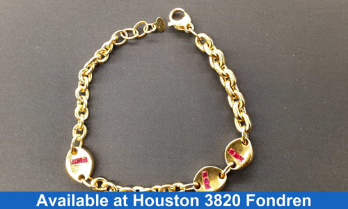 Cable Bracelet - Yellow Gold 14k (.585) 9.7 grams 8 inch