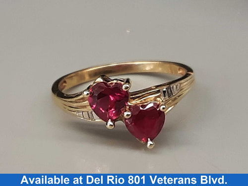 Women's Ring - Yellow Gold 10k (.417) 1.9 grams Size 7.5