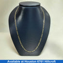 Figaro Chain - Yellow Gold 14k (.585) 4.5 grams 20 inch
