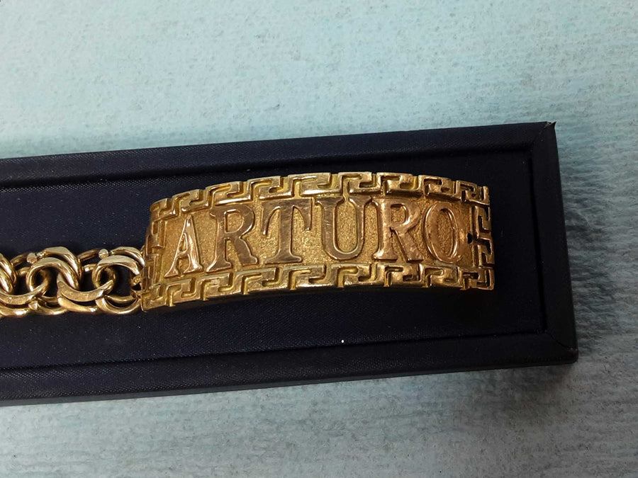 ID Bracelet - Yellow Gold 10k (.417) 35.8 grams 7 inch