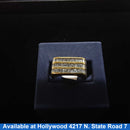 Men's Ring - Yellow Gold 18k (.750) 10.7 grams Size 8.5