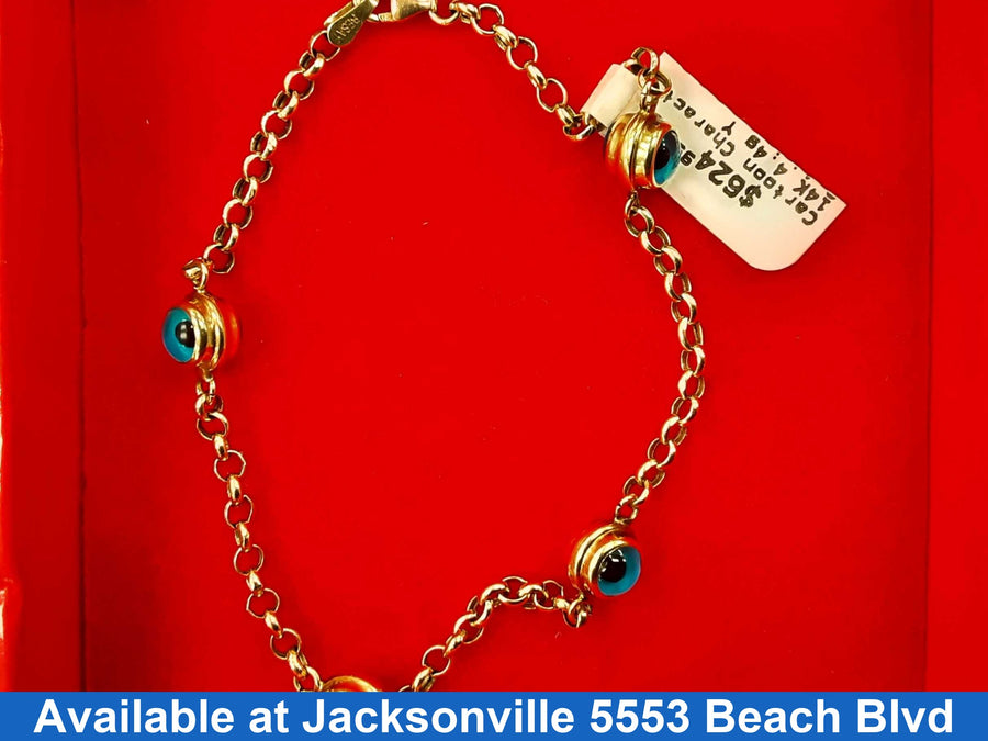 Bracelet - Yellow Gold 14k (.585) 4.4 grams 8 inch