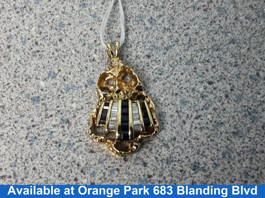 Diamond Pendant - Yellow Gold 14k (.585) 7.2 grams